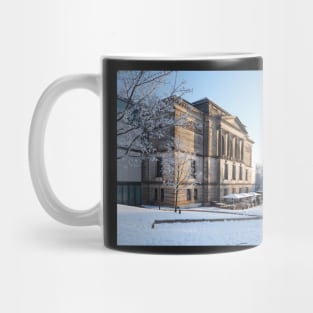 Bremer Kunsthalle in winter in the Wallanlagen district, Bremen Mug